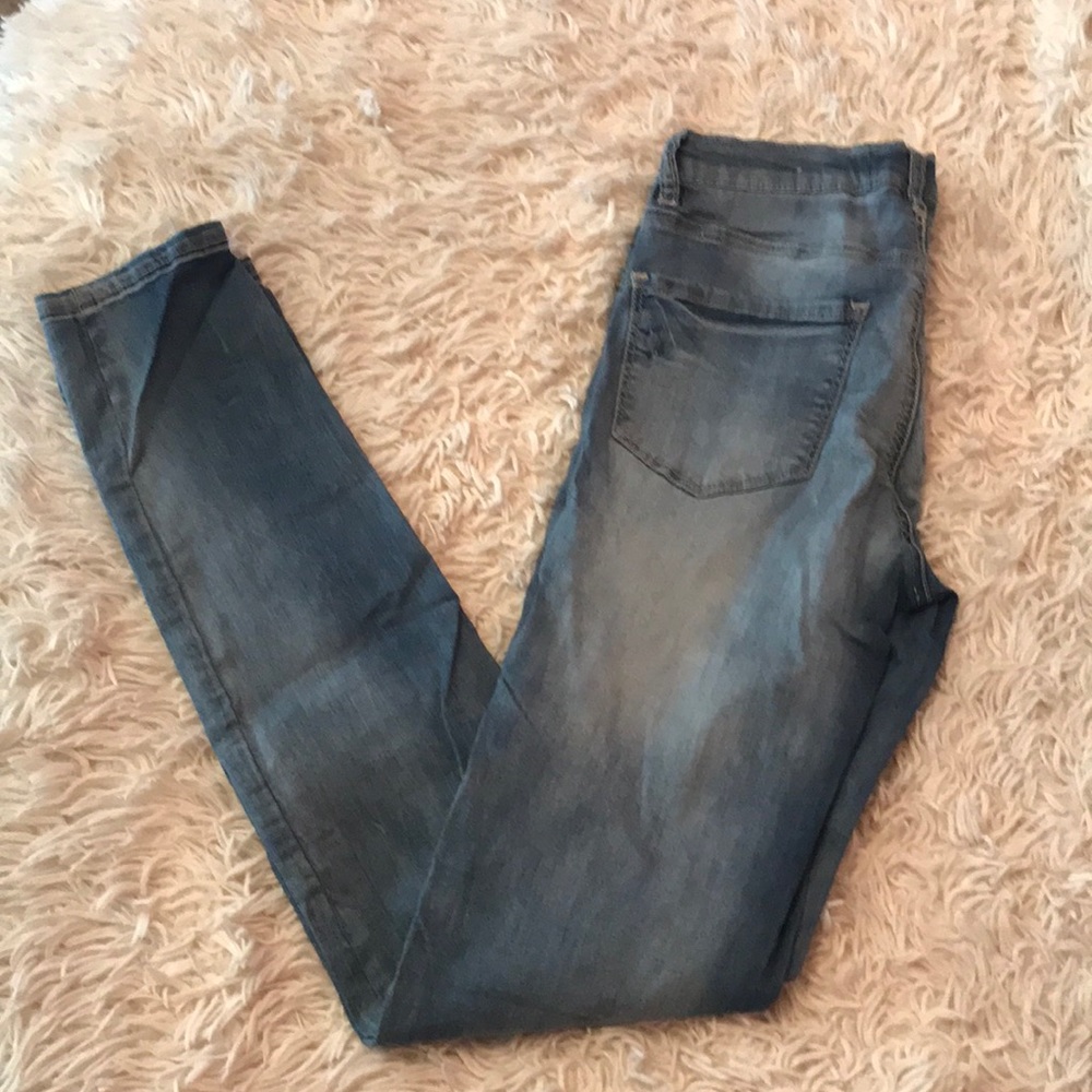 Garage light wash high waisted Jeggings